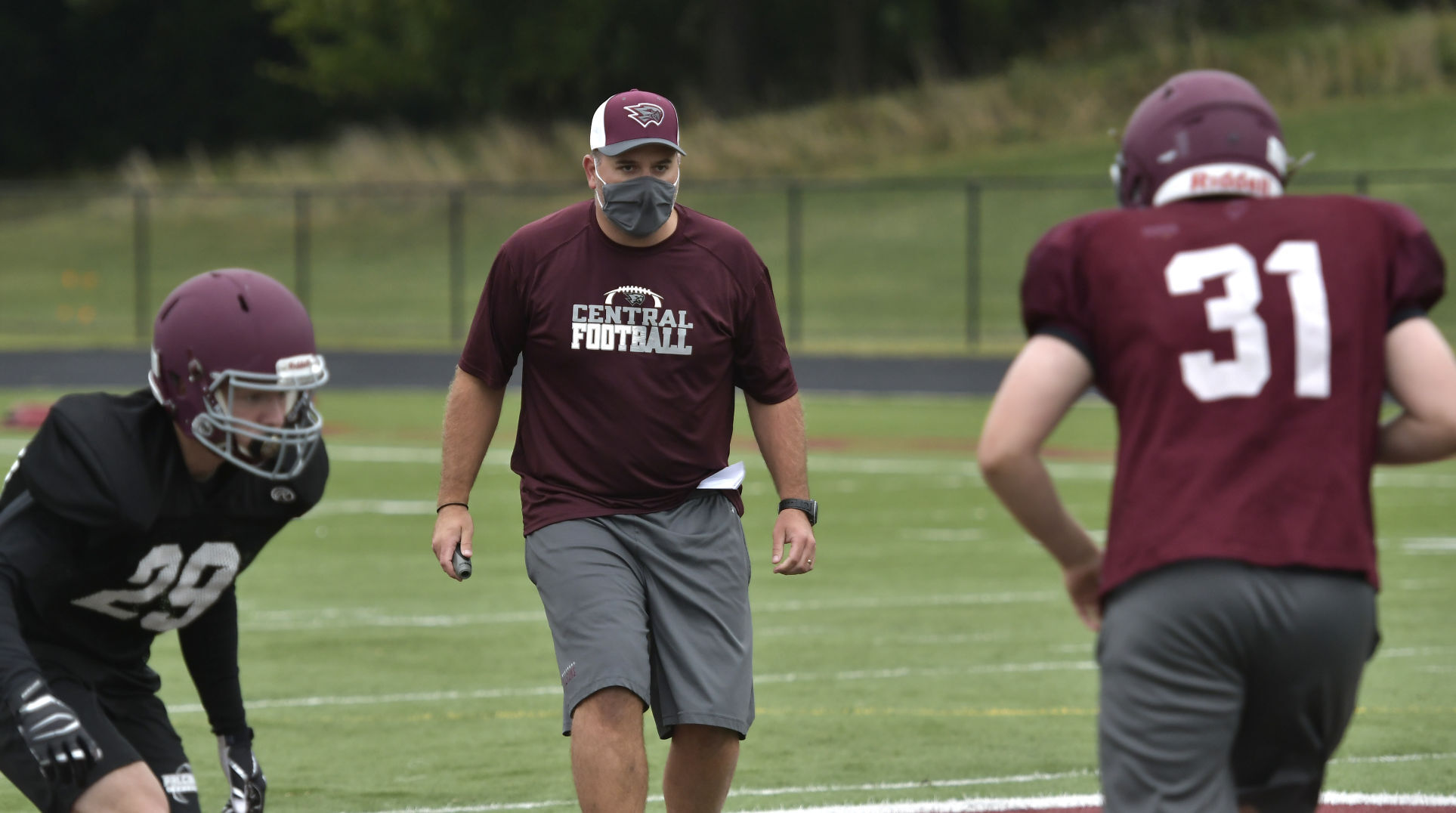 CENTRAL FOOTBALL PRACTICE